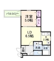 フジパレス和泉大宮の間取り画像