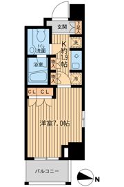 エコロジー東陽町プロセンチュリーの間取り画像