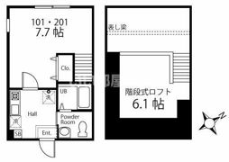 ハーミットクラブハウス鎌倉Ⅰの間取り画像