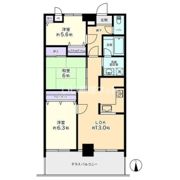 信開クレベール富山の間取り画像