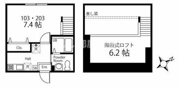 ハーミットクラブハウス鎌倉Ⅰの間取り画像