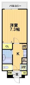 メイプル等持院の間取り画像