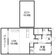 ジェネシス京町台の間取り画像