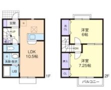 メロディア Cの間取り画像