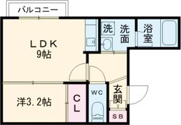 セリーヌ南高江の間取り画像
