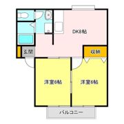 マロンハイツBの間取り画像