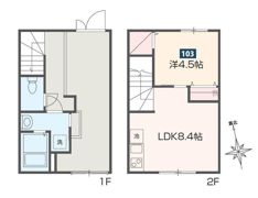 MELDIA茅ヶ崎の間取り画像