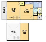 シャルレ5番館の間取り画像