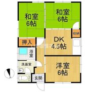 南若園町貸家の間取り画像