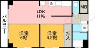 ラピス龍田の間取り画像