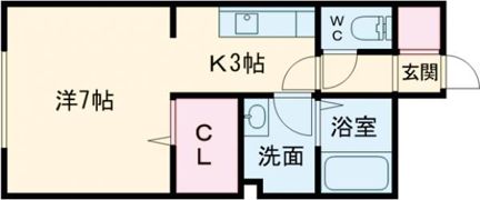 Amu.k2の間取り画像