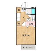 ジュネス曙Bの間取り画像