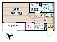NERO南林間の間取り画像