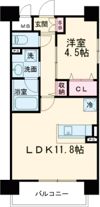 Eastern Wells(イースタン ウェルス)の間取り画像