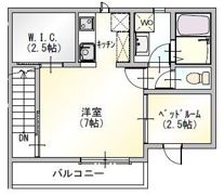 ベルクレストの間取り画像