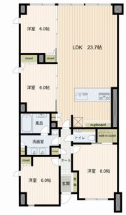 CLASS調布の間取り画像