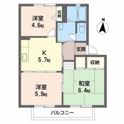 グランソレイユCの間取り画像