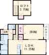 エスポワールコマツⅡ A館の間取り画像