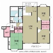 センターパーク新柏A棟の間取り画像