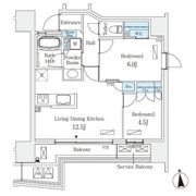 STANDZ四天王寺前夕陽丘の間取り画像