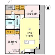 D-ROOM太子堂北の間取り画像