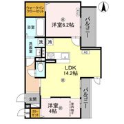 D-ROOM太子堂北の間取り画像
