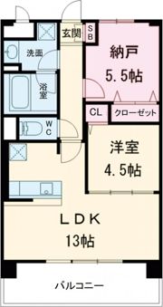 アトリエール堺寺地町の間取り画像