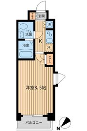 ライジングプレイス船橋宮本の間取り画像
