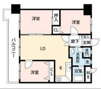 アブニール佐賀駅前壱番館の間取り画像