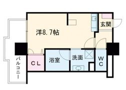 コネクト新水前寺の間取り画像