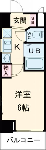エステムコート神戸・ハーバーランド前の間取り画像