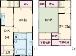 はりまや町2丁目戸建の間取り画像