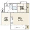 鈴が台団地分譲住宅H棟の間取り画像