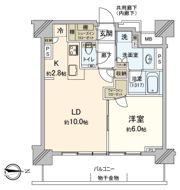 シティハウス府中けやき通りの間取り画像