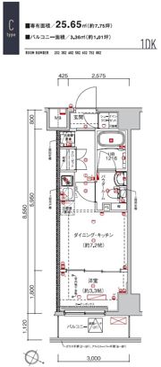 SAKURA AXIS NAKAITABASHIの間取り画像