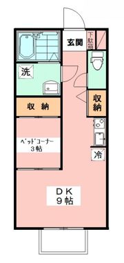 ボナールK弐番館の間取り画像