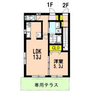メゾンアムールの間取り画像