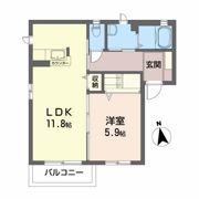 ジャルダン・ド・シエル ドゥの間取り画像