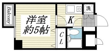 チサンマンション大町の間取り画像