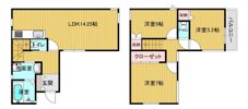 乙多見戸建 東棟の間取り画像