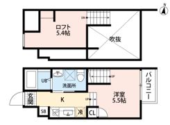 Libre八王寺A棟の間取り画像