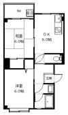 コーポ湯浅の間取り画像