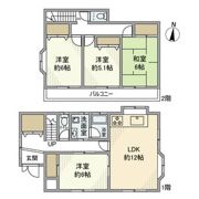 椎津戸建の間取り画像