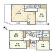 旭丘戸建の間取り画像