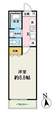 (仮称)針ケ谷B計画の間取り画像