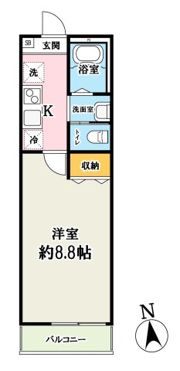 (仮称)針ケ谷B計画の間取り画像