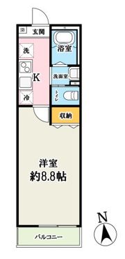 (仮称)針ケ谷B計画の間取り画像