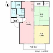 サニーデイ寺崎の間取り画像