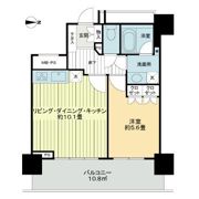 ライオンズタワー府中の間取り画像