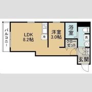 レジデンス花月の間取り画像